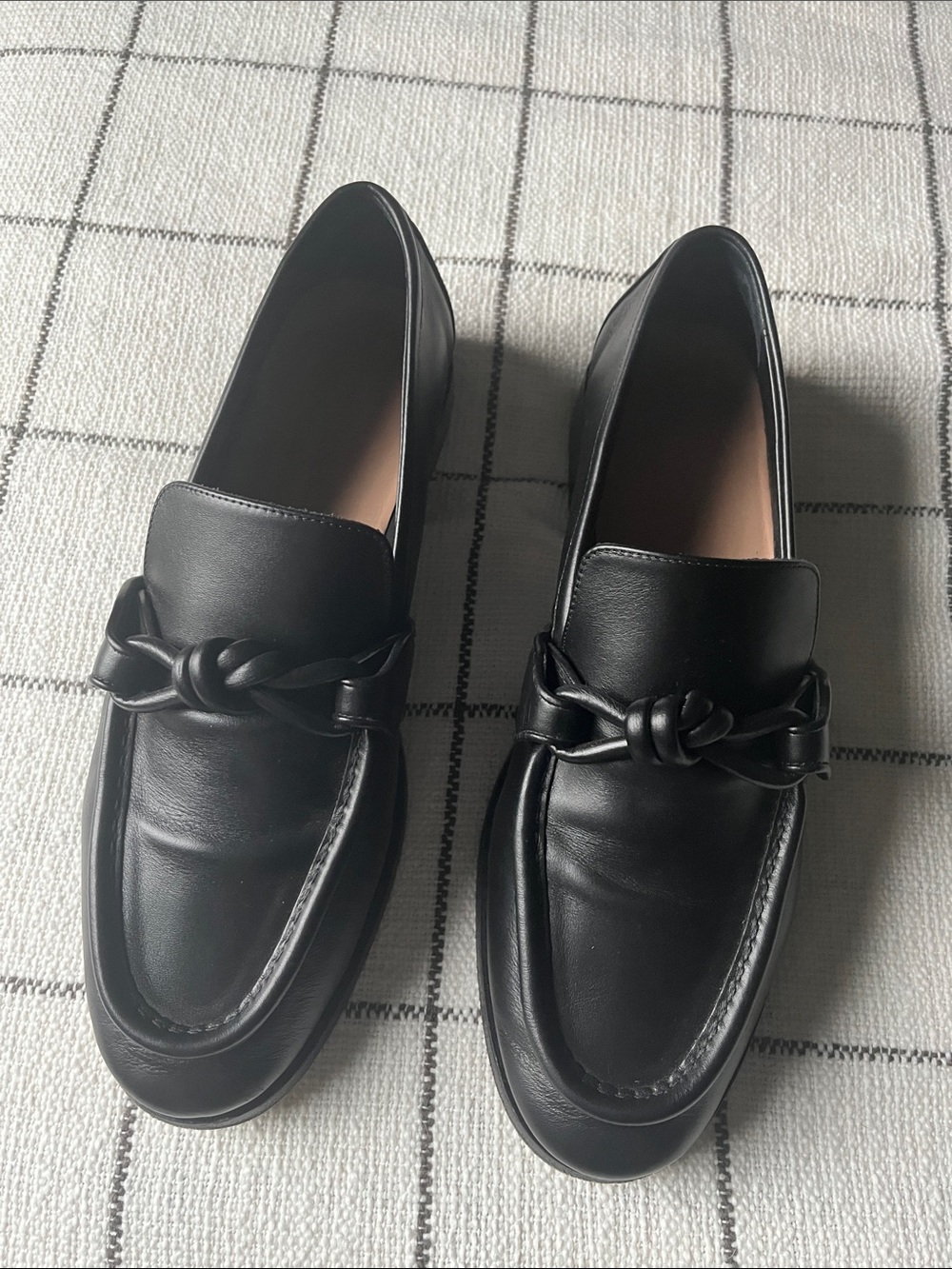 Bottega Veneta Black Astaire Loafers